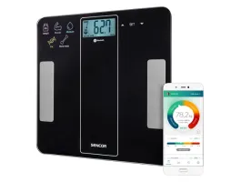 Sencor MÉRLEG SZEMÉLY FITNESZ BLUETOOTH (SBS8000BK)