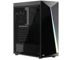 Aerocool Shard RGB ATX Fekete Akril üveg számítógépház