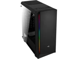 Aerocool Rift RGB ATX Fekete Akril üveg számítógépház