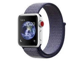 Mybandz APPLE WATCH UTÁNGYÁRTOTT RUGALMAS SZÖVET ÓRASZÍJ /ÉJKÉK/ 42/44 MM (APW422799)