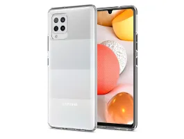 Samsung A426B Galaxy A42 5G ütésálló hátlap - Spigen Liquid Crystal - átlátszó