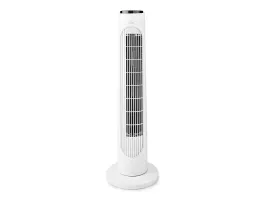 NEDIS Tower Fan Magasság: 76cm 3-sebességes Oszcilláló 50 W Távirányító Fehér/Fekete (FNTR13CWT40)