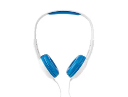 NEDIS On-Ear vezetékes fejhallgató 3.5mm Kábel hossz: 1.20m 82 dB Kék/Fehér (HPWD4200BU)