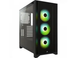 Corsair iCUE 4000X RGB Edzett Üveg Mid-Tower Fekete számítógépház (CC-9011204-WW)