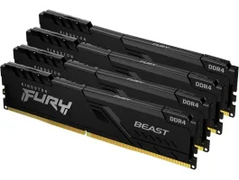 Kingston 64GB/3200MHz DDR4 (Kit of 4) FURY Beast Black (KF432C16BBK4/64) memória