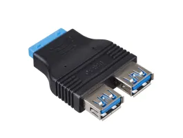 Akyga Adapter internal AK-CA-58 2x USB3.0 A (f) / USB3.0 pin header 19-pin (f)