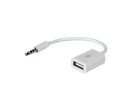 Akyga AK-AD-24 USB2.0 A - Jack 3,5mm F/M adapter 0.15m