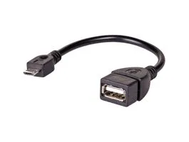 Akyga adpater 15cm OTG USB A / microUSB B AK-AD-09