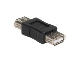 Akyga AK-AD-06 USB2.0 A F/F toldó adapter fekete