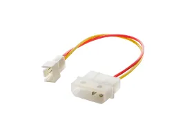 Akyga Molex Power 3pin - Power 3pin M/M adapter 0.1m