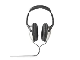 NEDIS Over-Ear vezetékes fejhallgató Kábel hossz: 2.70m Hangero szabályozás Ezüst / Fekete (HPWD1200BK)