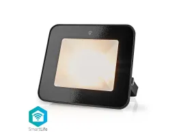 NEDIS SmartLife reflektor 1600 lm WiFi 20 W RGB + Hangolható Fehér 2700 - 6500 K Alumínium Android / IOS (WIFILOFC20FBK