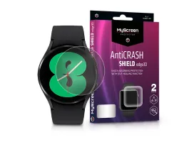 Samsung Galaxy Watch 4 (44 mm) ütésálló képernyővédő fólia - MyScreen Protector AntiCrash Shield Edge3D - 2 db/csomag -