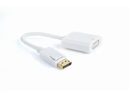 Gembird Displayport - DVI-I M/F adapter 0.1m fehér