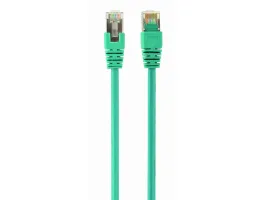 Gembird RJ45 CAT5e FTP M/F adatkábel 1m zöld