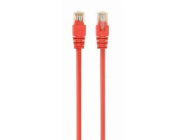 Gembird RJ45 CAT5e UTP M/M adatkábel 1m piros