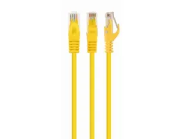 Gembird RJ45 CAT6 UTP M/M adatkábel 0.25m sárga