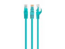 Gembird RJ45 CAT6 UTP M/M adatkábel 0.25m zöld