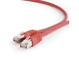 Gembird RJ45 CAT6A FTP M/M adatkábel 3m piros LSZH