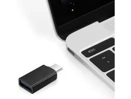 Gembird USB Type-C - USB2.0 A M/F adapter fekete