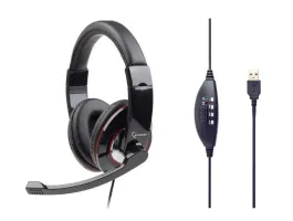 Gembird USB2.0 headset fekete