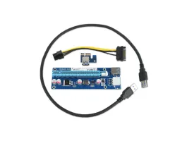 Gembird RC-PCIEX-03 PCI-E x1 Riser card PCI-E 6 pin power