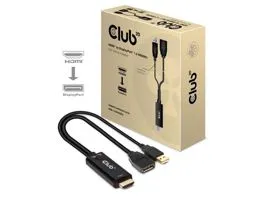 KAB Club3D HDMI - DisplayPort 4K 60Hz M/F Active Adapter