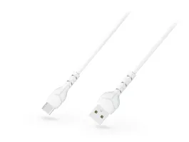 Devia USB - USB Type-C adat- és töltőkábel 1 m-es vezetékkel - Devia Kintone  Cable V2 Series for Type-C - 5V/2.1A - feh