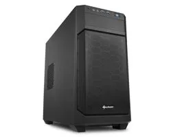 Sharkoon Számítógépház - V1000 (fekete fekete belso mATX 2xUSB3.0 I/O 2x120mm venti)