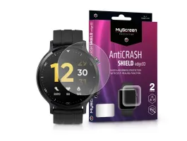 Realme Watch S Pro ütésálló képernyővédő fólia - MyScreen Protector AntiCrash  Shield Edge3D - 2 db/csomag - átlátszó