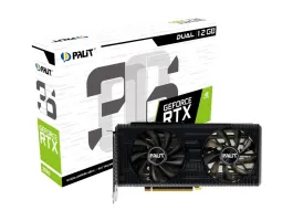 Palit GeForce RTX 3060 12GB DDR6 Dual (LHR) videokártya (NE63060019K9-190AD)