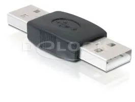 Delock Adapter nemváltó USB-A apa - USB-A apa (65011)