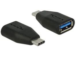 Delock Adapter Super nagy sebességű USB 10 Gbps (USB 3.1 Gen 2) USB C típus  USB 3.1 A (65519)