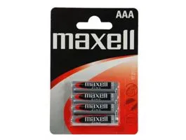 MAXELL Mikroceruza elem AAA • R03 Zn • 1,5V 4 db / bliszter