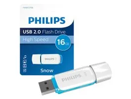 Philips Pendrive USB 2.0 16GB Snow Edition fehér-kék (PH667933)