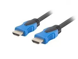 Lanberg HDMI M/M V2.0 4K CU fekete kábel, 3m (CA-HDMI-20CU-0030-BK)