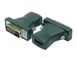 LogiLink HDMI adapter, A/F - DVI-D/M, 1080p, fekete (AH0001)