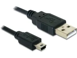 Delock Delock USB 2.0-A  USB mini-B 5 pin 1 m apa / apa kábel (82273)