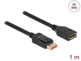 Delock DisplayPort bővítőkábel 8K 60 Hz 1 m (87070)