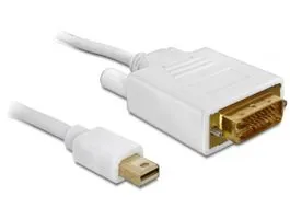 Delock Displayport mini apa  DVI 24pin apa kábel, 2 m (82918)