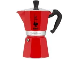 Bialetti 4943 Moka Express 6 személyes piros kotyogós kávéfozo