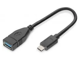 Assmann USB Type-C adapter cable, OTG, type C - A