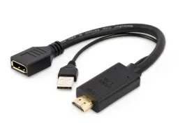 Gembird A-HDMIM-DPF-01 Active 4K HDMI to DisplayPort Adapter Black