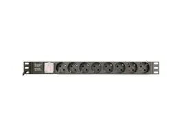 Gembird Power distribution unit (PDU) 8 Schuko sockets 1U 16A 3m cable