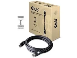 CLUB3D DisplayPort 1.4 HBR3 - DisplayPort 1.4 HBR3 8K 28AWG 3m kábel