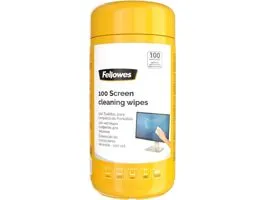 Fellowes 100db képernyőtisztító kendő