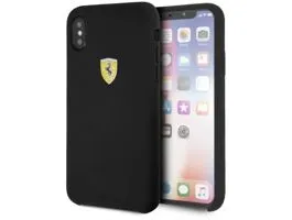 Ferrari SF iPhone X/XS fekete szilikon tok