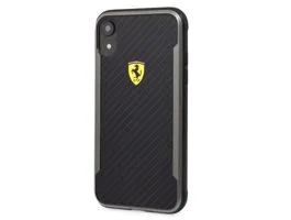 Ferrari SF Racing Shield iPhone XR fekete karbon hatású tok