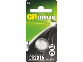 GP CR2016 lítium gombelem 1db/bliszter