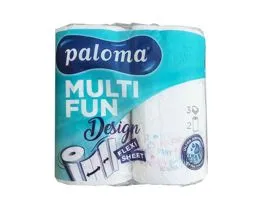 Paloma KT MULTI FUN 3 rétegű 145lap színes 2 tekercs/csomag papírtörlő